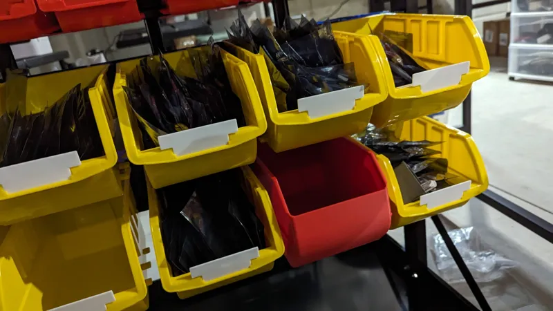 Harbor Freight Big Organizer Bin + Tags