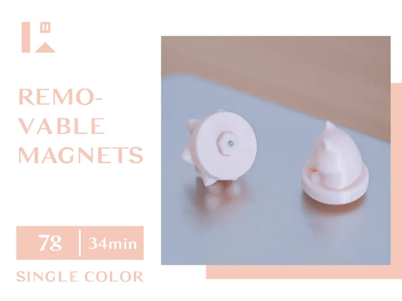 Removable magnets (NO PAUSE & GLUE)
