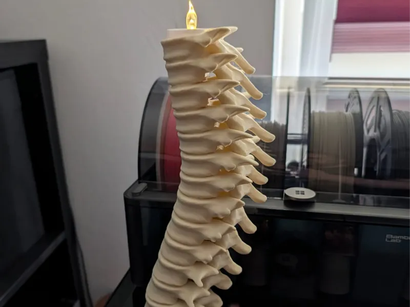 Spine Candle Holder - Fixed Model