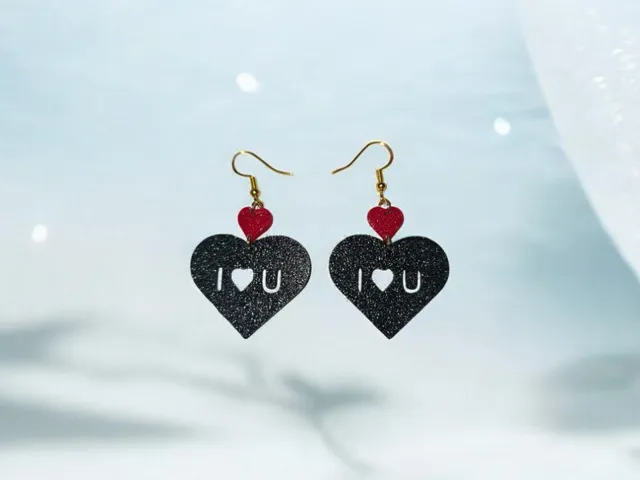 Love you earrings