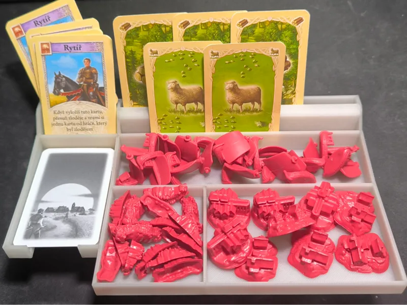 Catan hand organizer