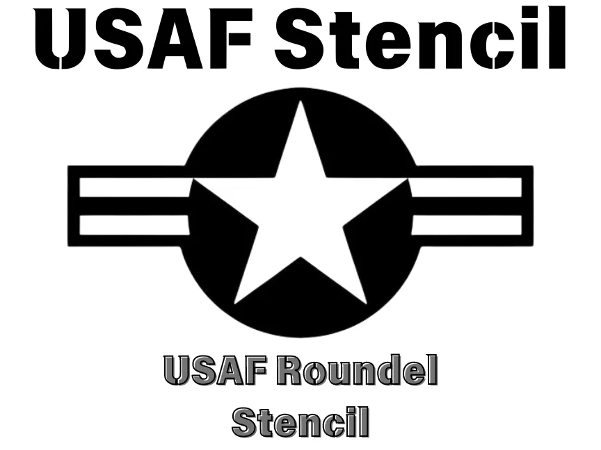 usaf-roundel-stencil-by-llama-makerworld-download-free-3d-models for Free Printable Air Force Logo USAF Roundel Stencil by Llama. MakerWorld: Download Free 3D Models for Free Printable Air Force Logo