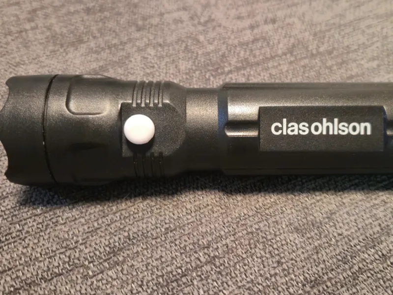Flashlight button