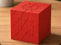 Cube fidget glissant — photo 2