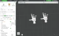 2 spare endo hands in case they break or print fail