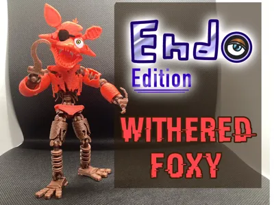 WITHERED FOXY articulated figure 1:12 #EndoEdition