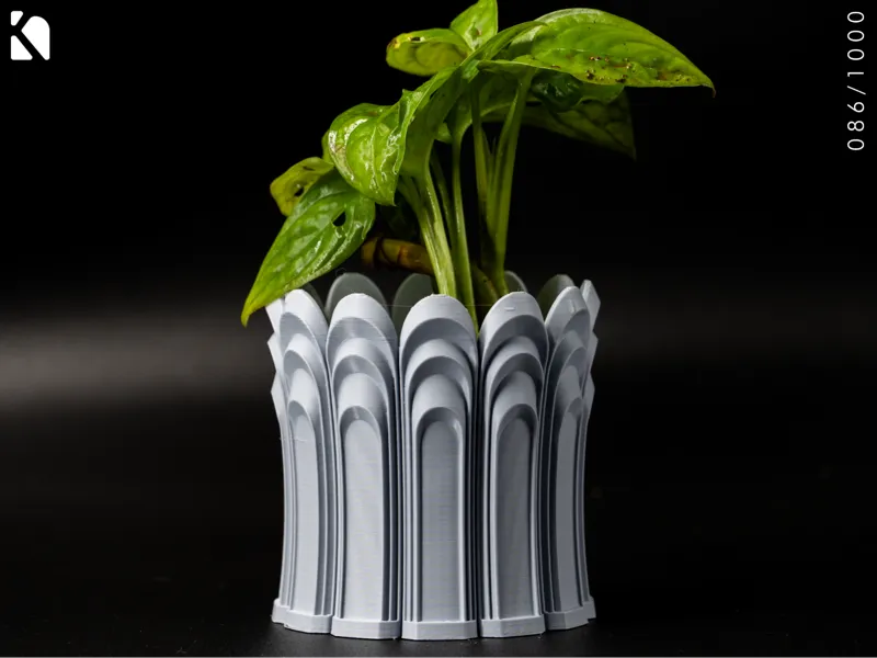 Modern Planter | Drip tray included | Art deco