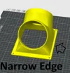 5.5 x 4.5 center duct with narrow edge