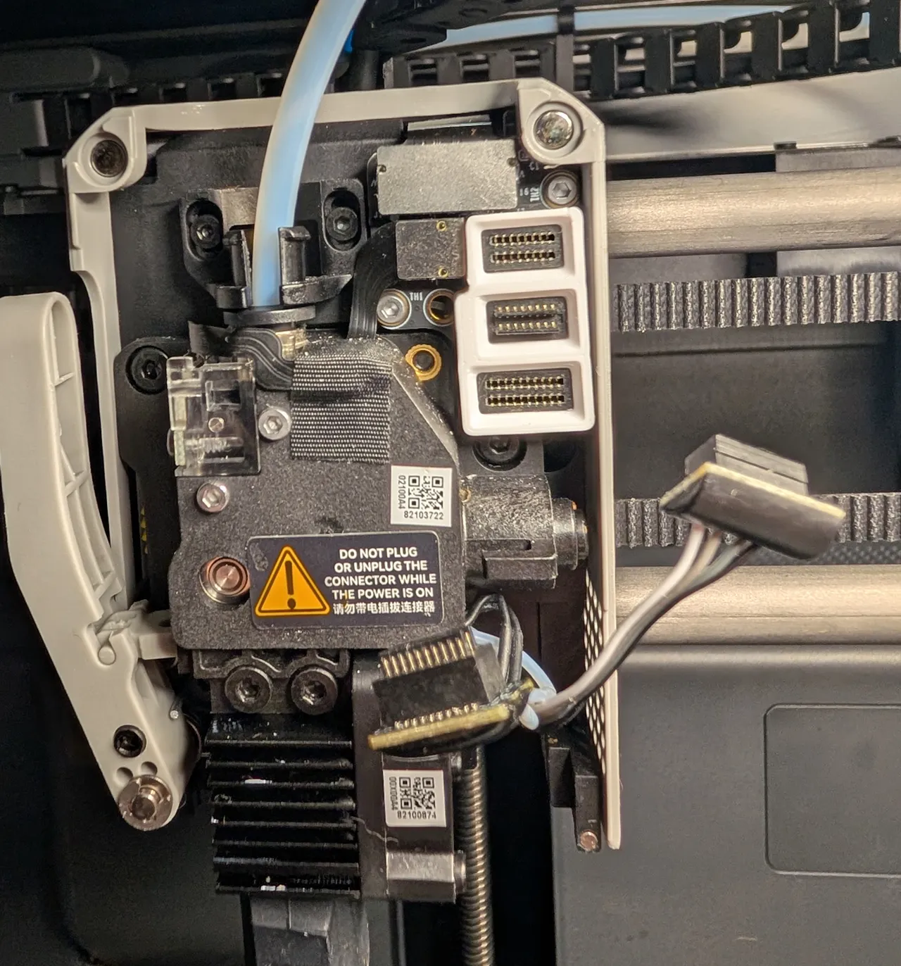 P1S Nozzle Swap Hotend Cable Guide view 2