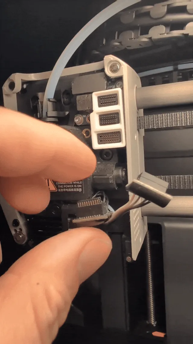 P1S Nozzle Swap Hotend Cable Guide