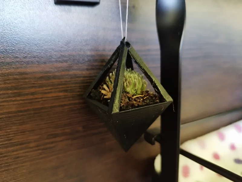 diamond-shaped planter