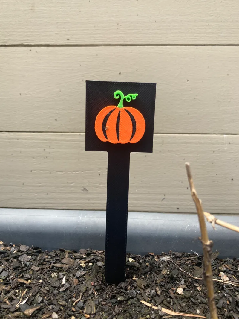 Pumpkin sign