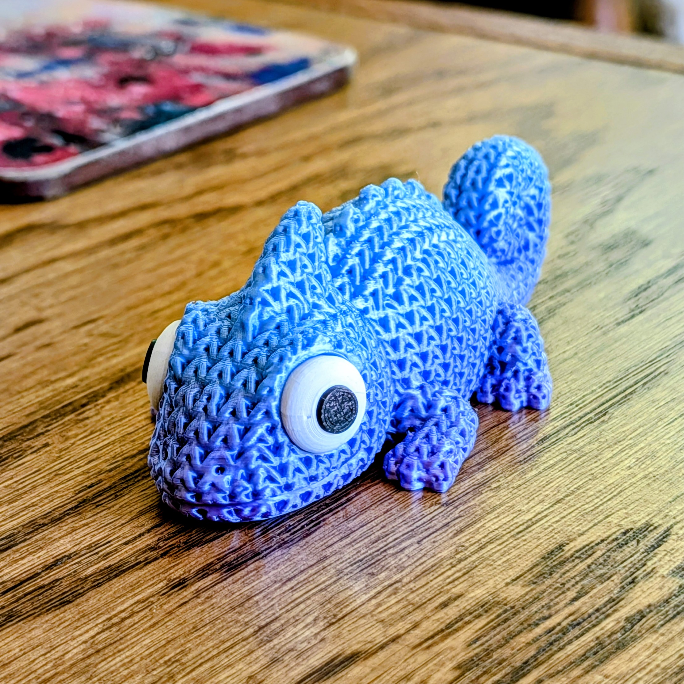 Miniatura 3 do modelo 3D Knitted Chameleon
