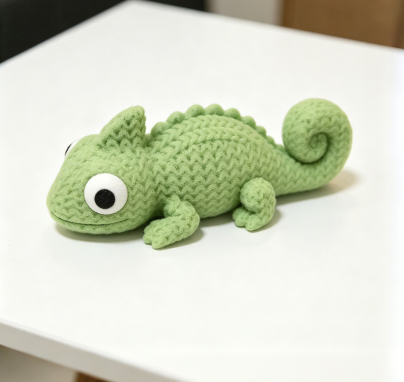 Miniatura 4 do modelo 3D Knitted Chameleon