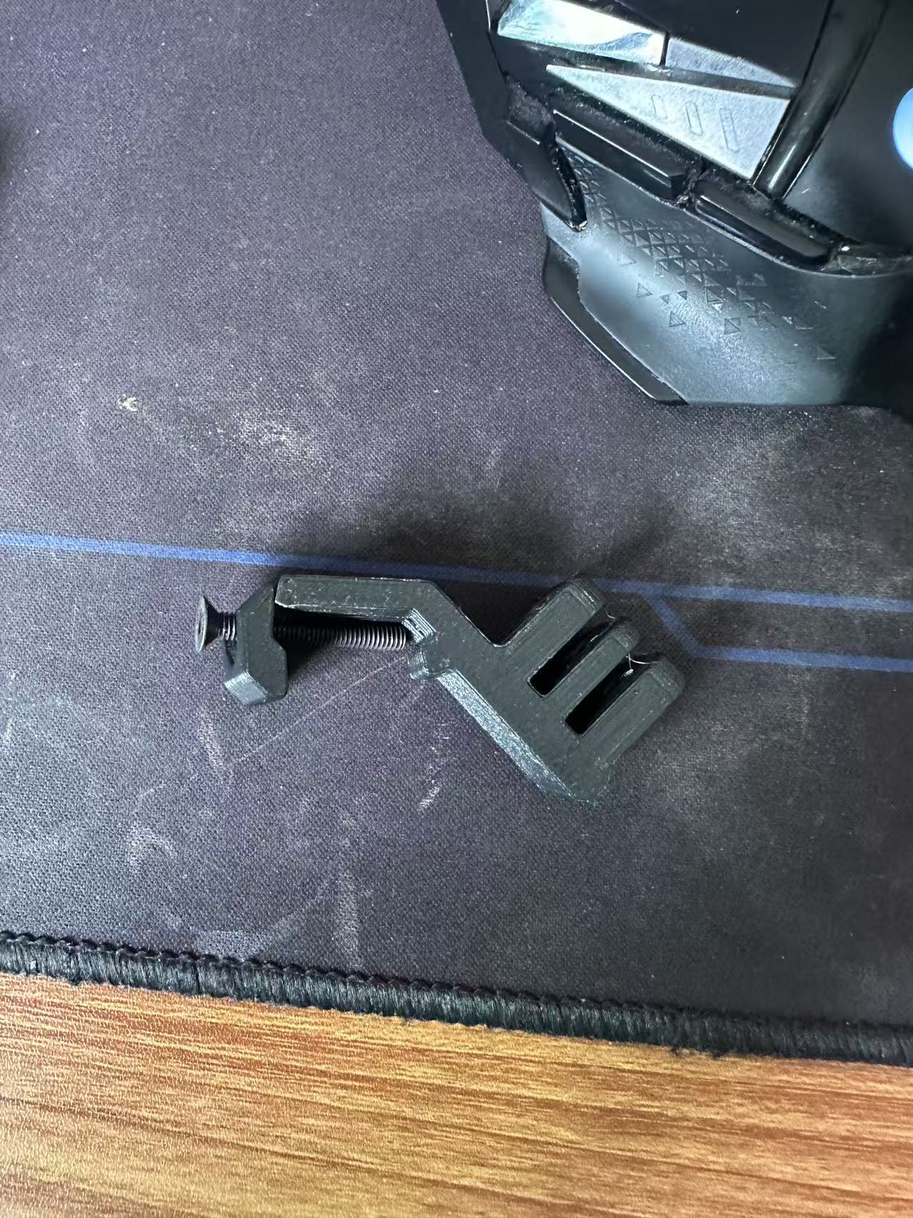 Miniatura 2 do modelo 3D 皮卡汀尼导轨配件，运动相机转接卡口，45°转接卡口，增高架