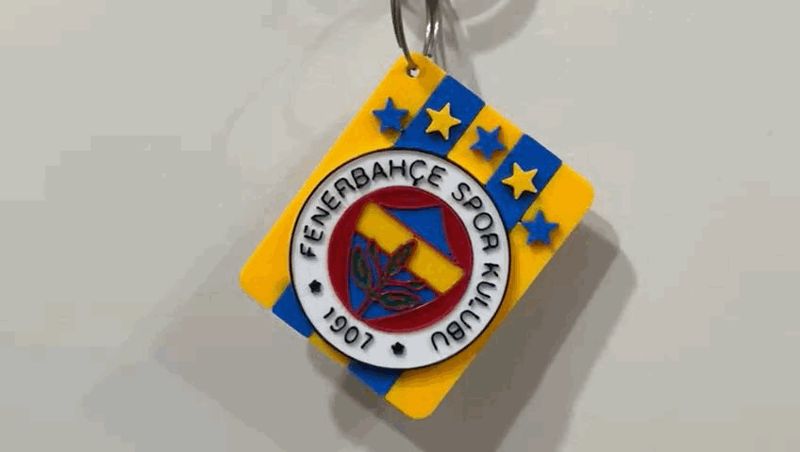 Fenerbahçe Keychain | Multi Color Keyring