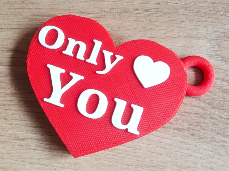 Herzanhänger Valentinstag (only you)