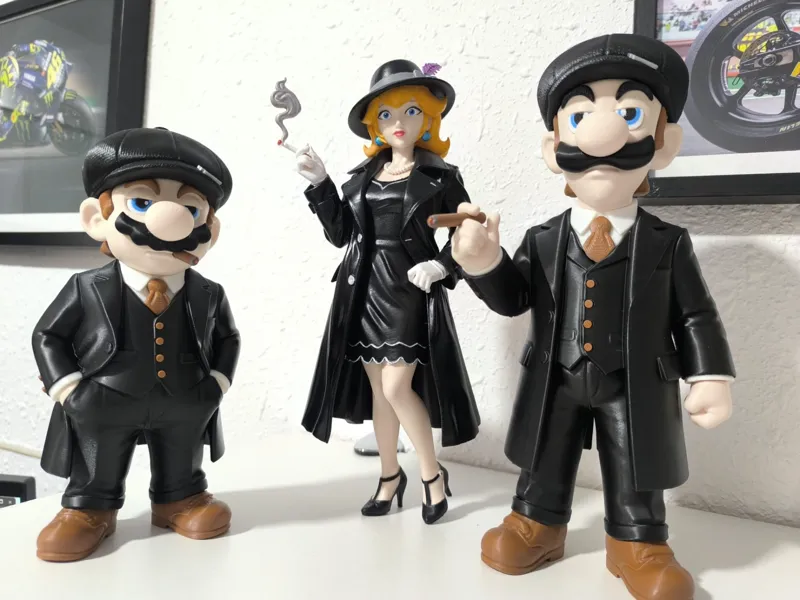 Princesa Peach Peaky Blinders 
