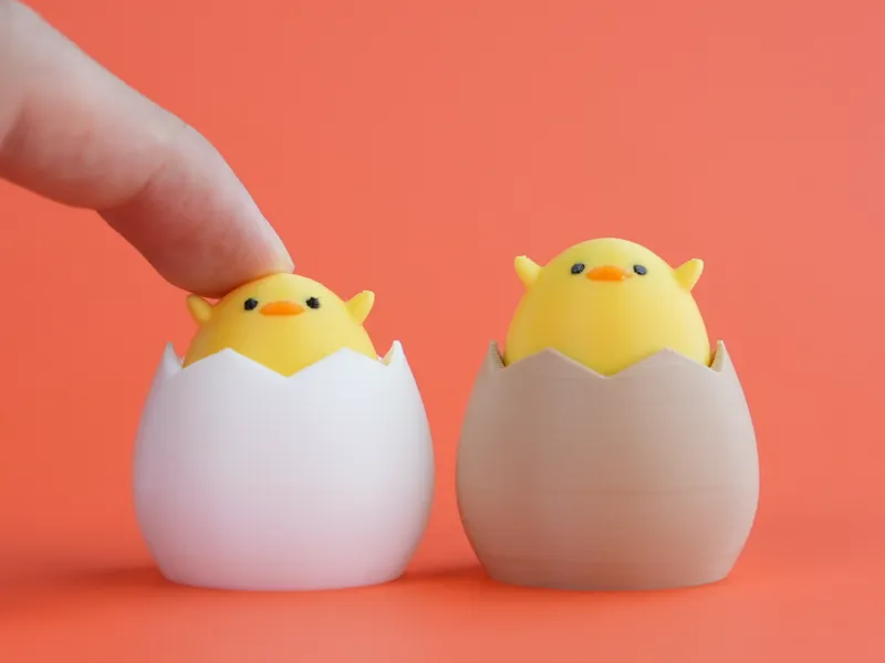 Chick-in-Egg Fidget Toy – Insert Mechanical Switch