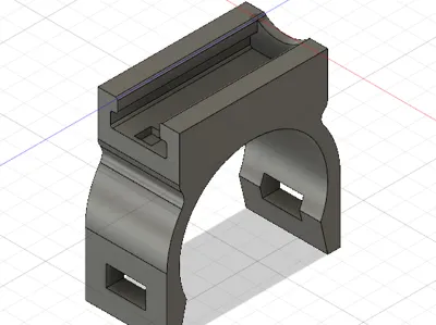 Bicycle lamp base