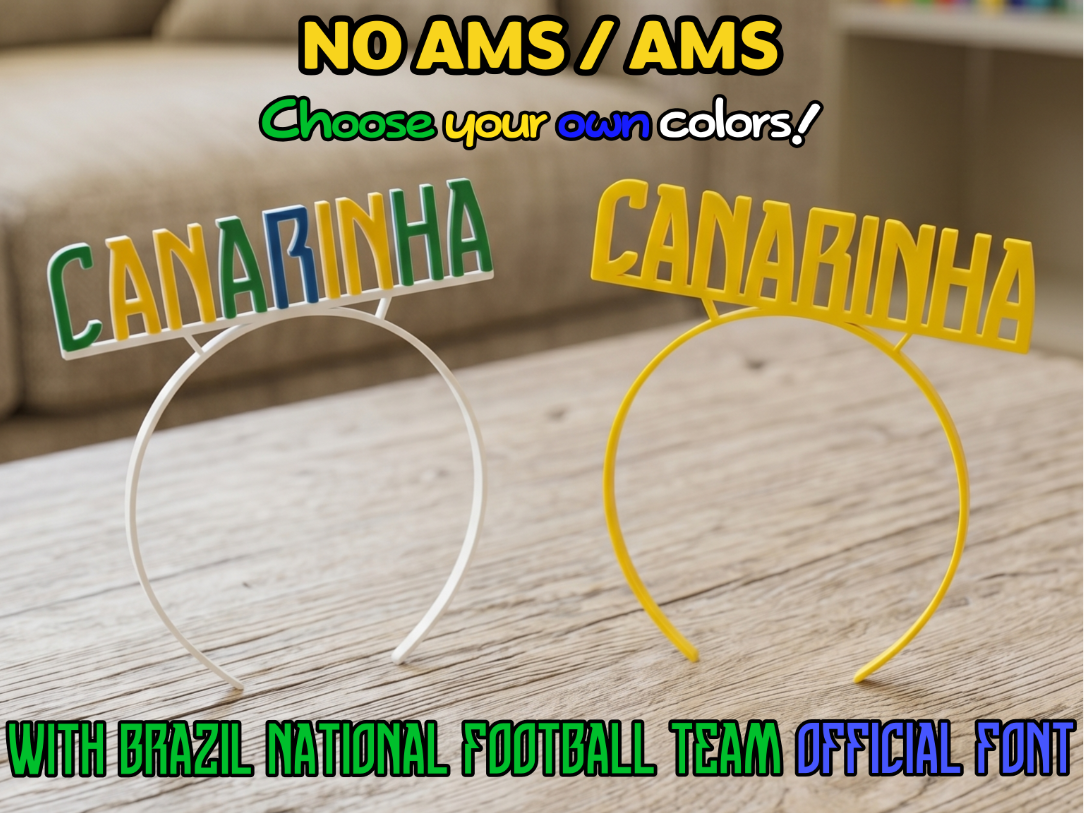 Canarinha Brasil World Cup Tiara /Diadem/ headband
