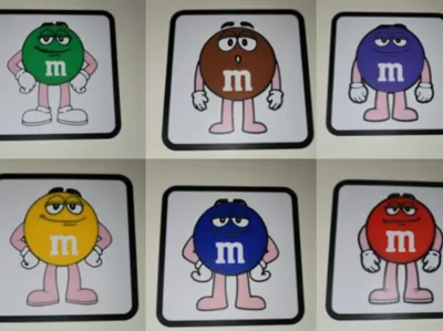 Coaster - M&M chocolate V2