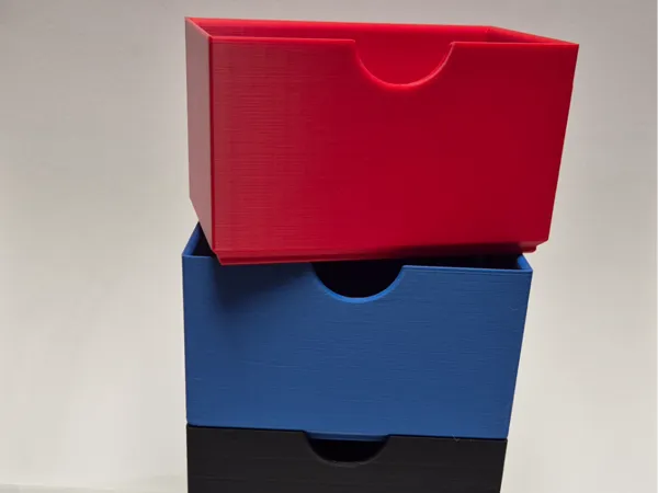 Boîte de rangement empilable pour petites pièces