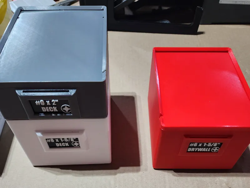 Stackable Heavy-Duty Bulk Screw Storage Boxes