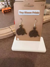 Echidna earrings