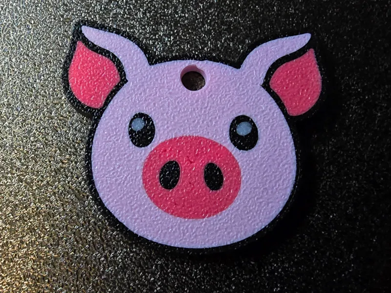 Pig Keychain