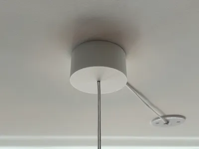 Roof Lamp Cord holder, Hidden lamp cord, Modern