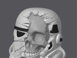 Star Wars Death Trooper Head  AMS