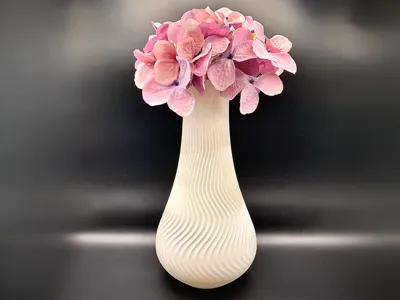 Sleek Flowing Vase