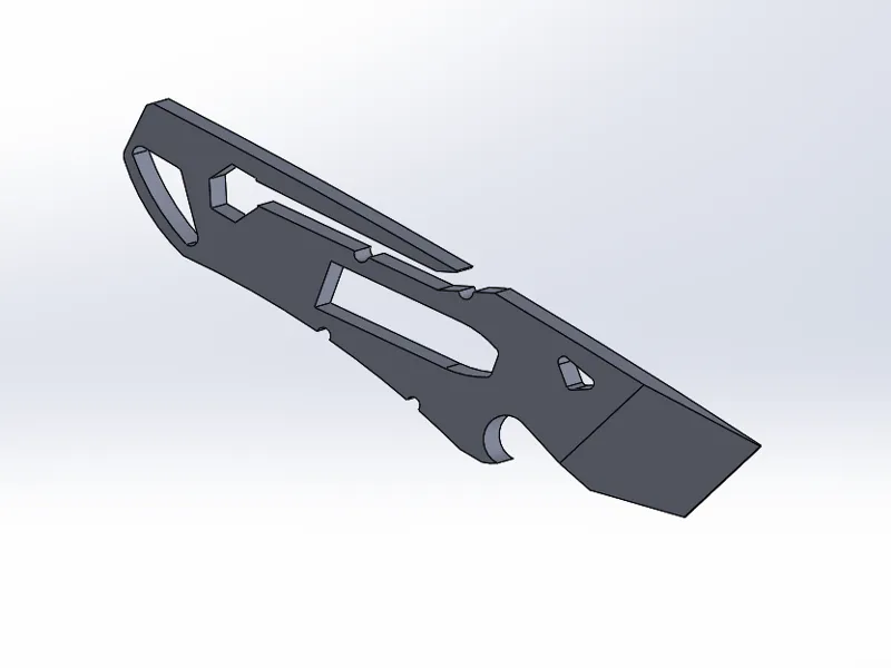 EDC multitool/prybar/screwdriver keychain