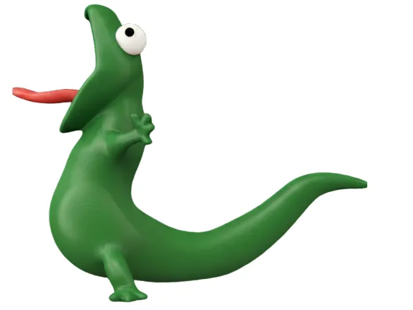 LIZARD door magnet