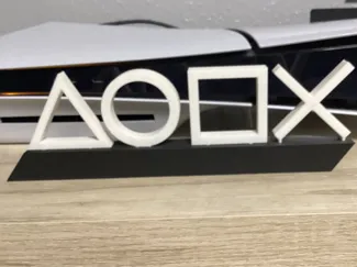 playstation icons statue