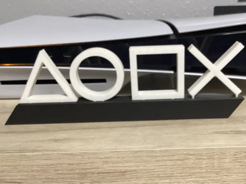 playstation icons statue