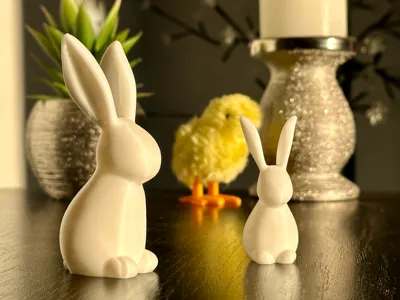 Minimalist Easter Bunny - Decoration