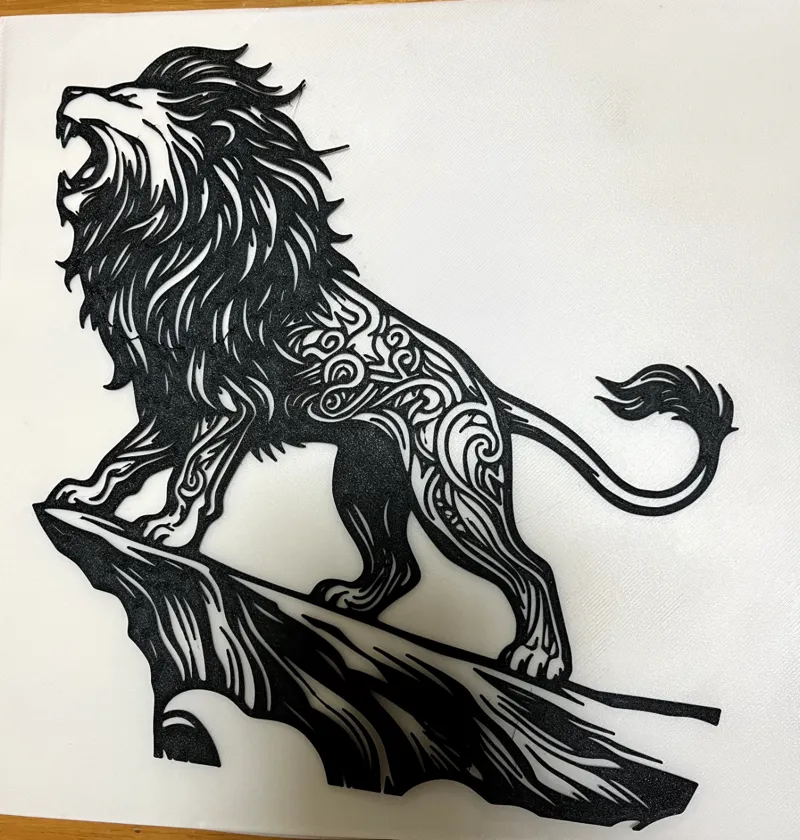 2D Art/Wall Art - Tattoo Lion