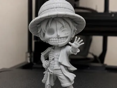 Half Skeleton Pirate – Chibi Collectible Figur