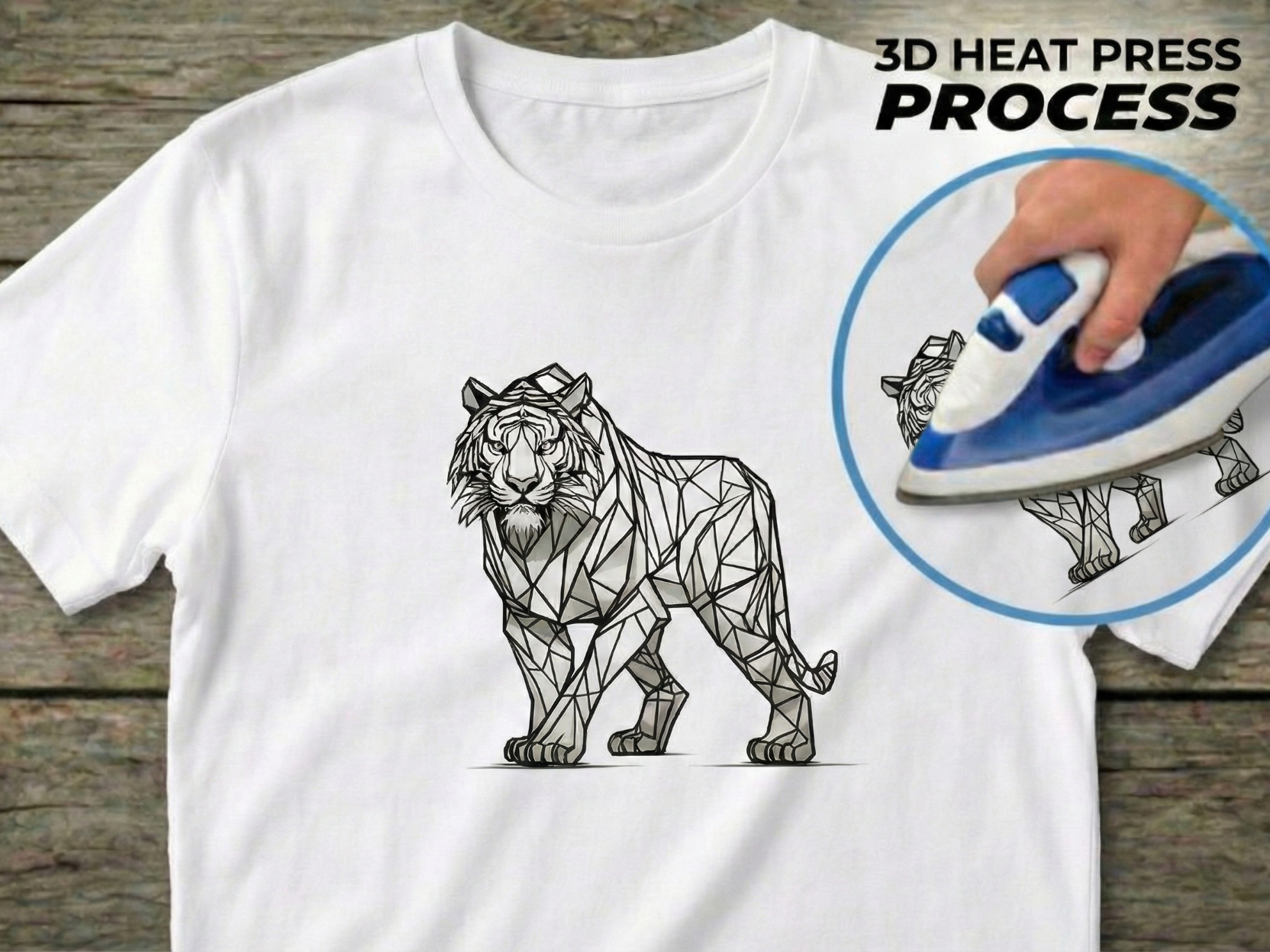 T-shirt Print - Tiger
