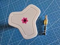 1/4" square insert 6.35 mm