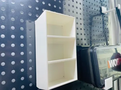 Pegboard hanger (for clamshell parts box, small thickened)