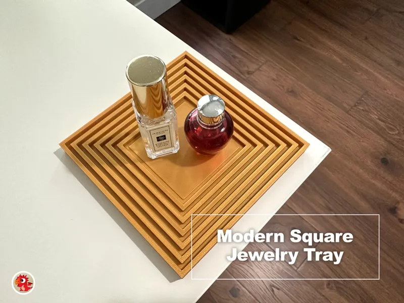 Modern Square Jewelry Tray