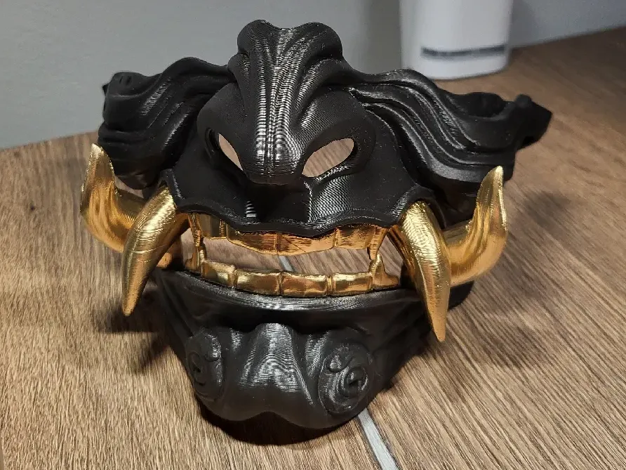 Demon's Face ( akuma's mask) by Alex Mercer MakerWorld: Download Free ...