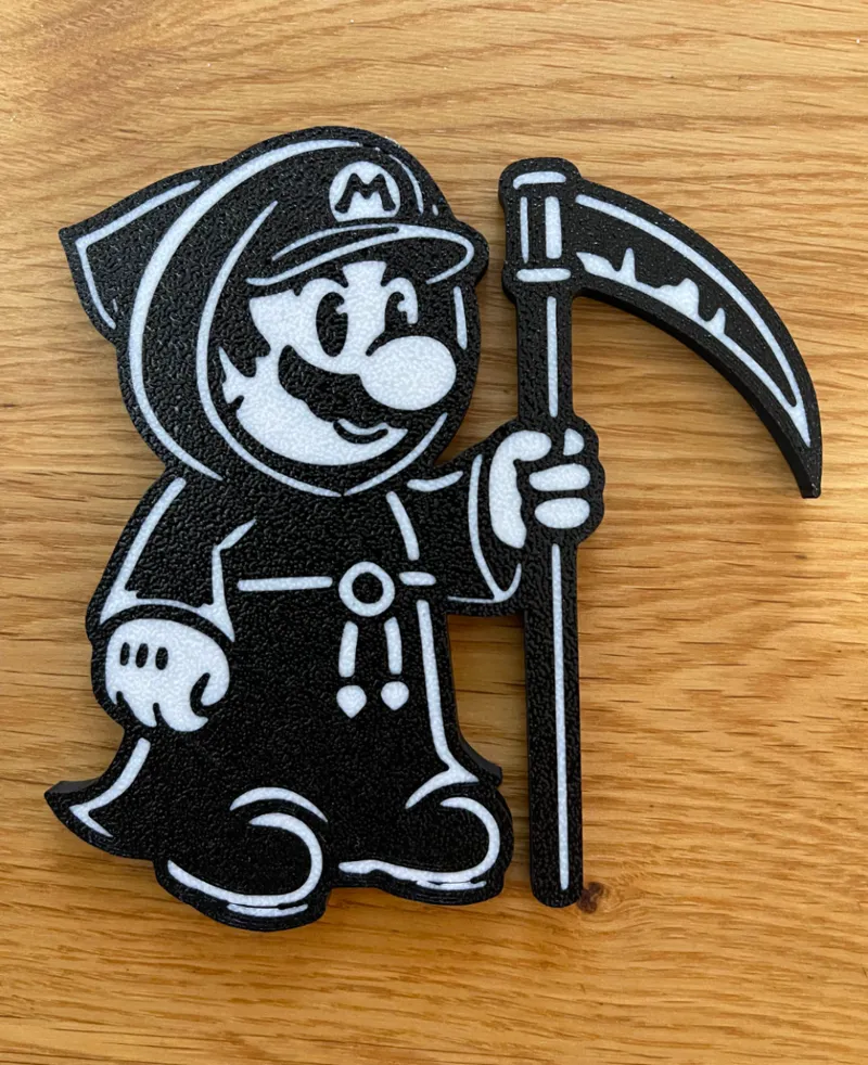 Reaper Mario Halloween decor