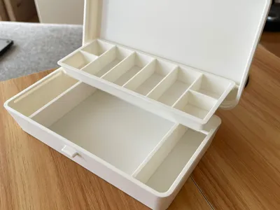 Box with tray