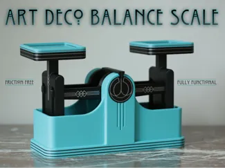 Art Deco balance scale