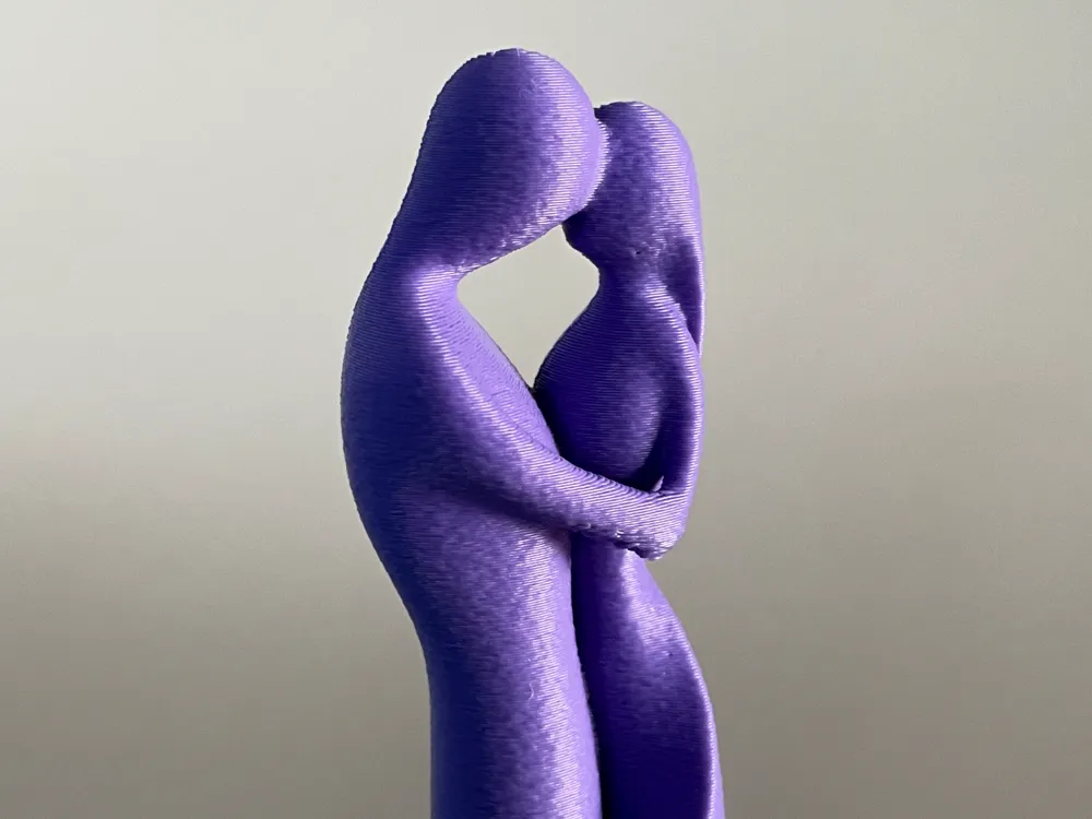 Embracing Couple Decor - Free 3D Print Model - MakerWorld