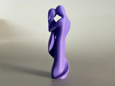 Embracing Couple Decor - Free 3D Print Model - MakerWorld
